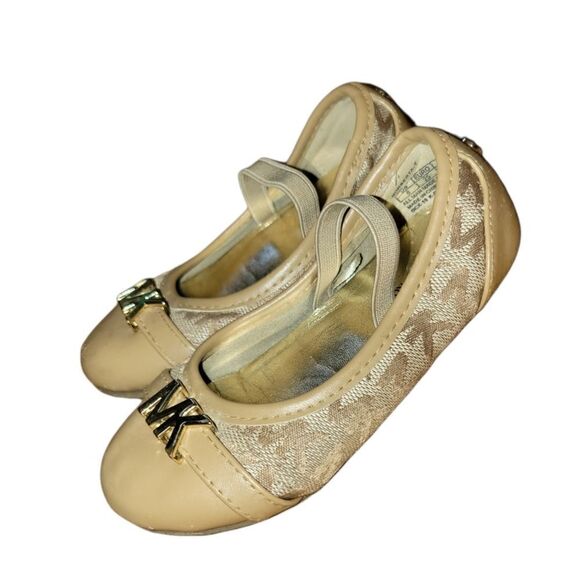 Michael Kors Norberta Ballet Style Flats Brown/Tan 8 - Picture 6 of 10